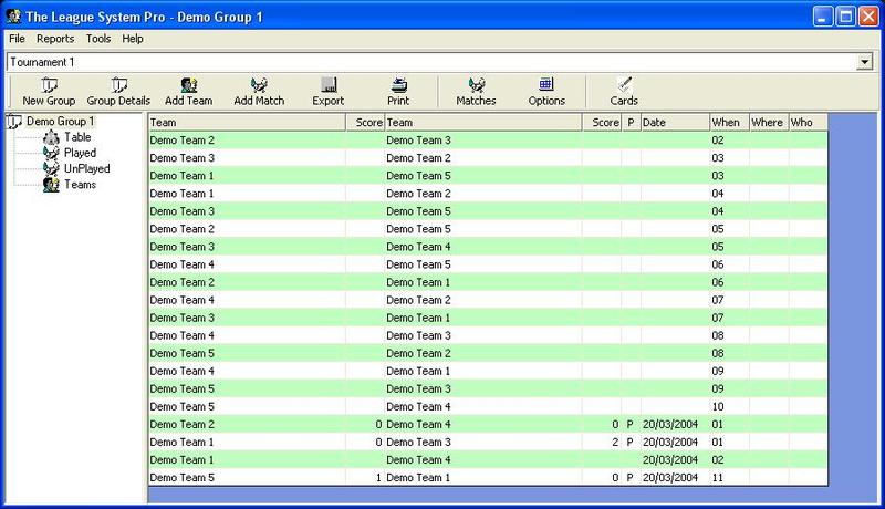 The League System Pro Screenshot